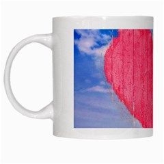 Pop Art Style Love Concept White Coffee Mug by dflcprints