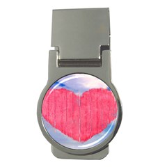 Pop Art Style Love Concept Money Clip (round) by dflcprints