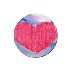 Pop Art Style Love Concept Drink Coasters 4 Pack (round) by dflcprints