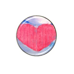 Pop Art Style Love Concept Golf Ball Marker (for Hat Clip) by dflcprints