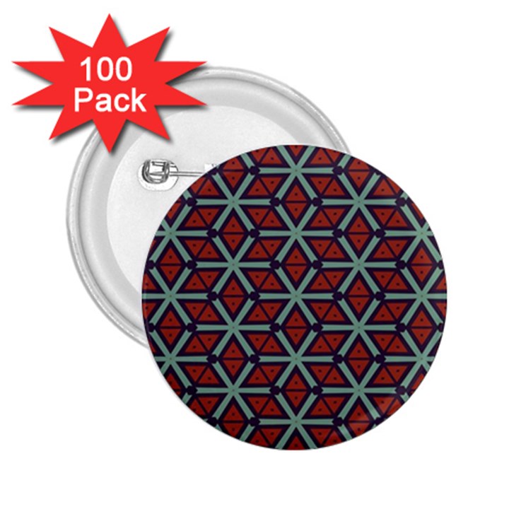 Cubes pattern abstract design 2.25  Button (100 pack)