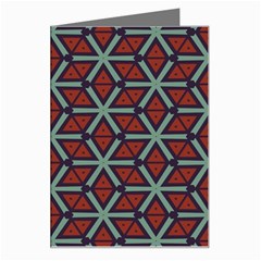 Cubes Pattern Abstract Design Greeting Card by LalyLauraFLM