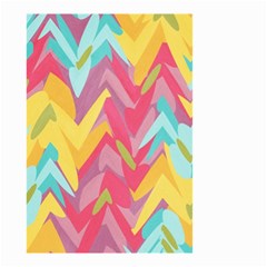 Paint Strokes Abstract Design Small Garden Flag (two Sides) by LalyLauraFLM