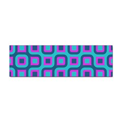 Blue Purple Squares Pattern Sticker (bumper) by LalyLauraFLM