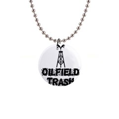 Oilfield Trash Button Necklace by oilfield