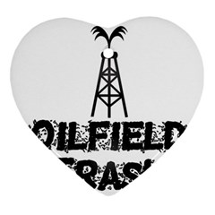 Oilfield Trash Heart Ornament (two Sides) by oilfield