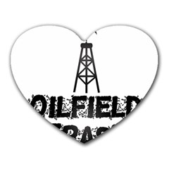 Oilfield Trash Mouse Pad (heart)