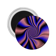 Purple Blue Swirl 2 25  Magnet by LalyLauraFLM