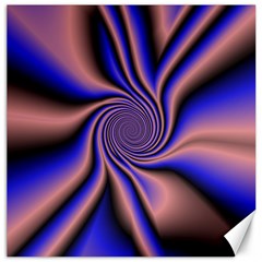 Purple Blue Swirl Canvas 16  X 16  by LalyLauraFLM