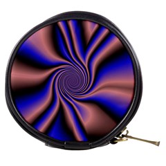 Purple Blue Swirl Mini Makeup Bag by LalyLauraFLM