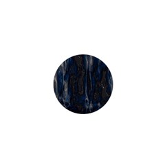 Blue Black Texture 1  Mini Button by LalyLauraFLM