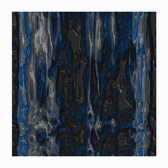 Blue Black Texture Glasses Cloth (medium, Two Sides) by LalyLauraFLM