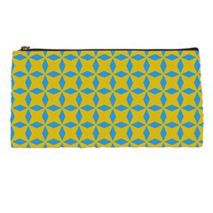 Blue Diamonds Pattern Pencil Case