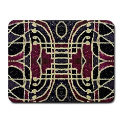Tribal Style Ornate Grunge Pattern  Small Mouse Pad (rectangle) by dflcprints