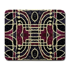 Tribal Style Ornate Grunge Pattern  Large Mouse Pad (rectangle)