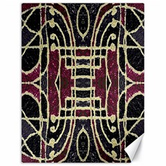 Tribal Style Ornate Grunge Pattern  Canvas 18  X 24  (unframed) by dflcprints