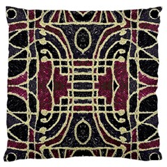 Tribal Style Ornate Grunge Pattern  Standard Flano Cushion Case (two Sides) by dflcprints