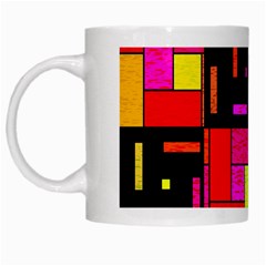 Squares and rectangles White Mug