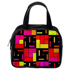 Squares And Rectangles Classic Handbag (one Side) by LalyLauraFLM