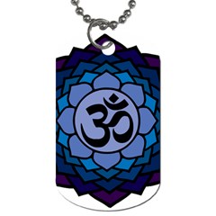 Ohm Lotus 01 Dog Tag (one Sided) by oddzodd