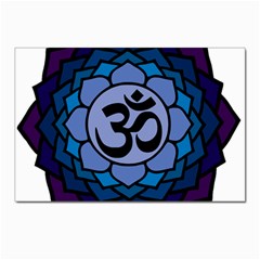 Ohm Lotus 01 Postcards 5  X 7  (10 Pack) by oddzodd