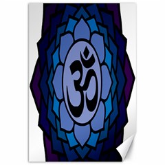 Ohm Lotus 01 Canvas 20  X 30  (unframed) by oddzodd