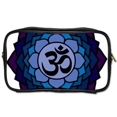 Ohm Lotus 01 Travel Toiletry Bag (two Sides) by oddzodd