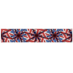 Heart Shaped England Flag Pattern Design Flano Scarf (large) by dflcprintsclothing