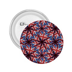 Heart Shaped England Flag Pattern Design 2 25  Button by dflcprints