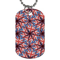 Heart Shaped England Flag Pattern Design Dog Tag (one Sided) by dflcprints