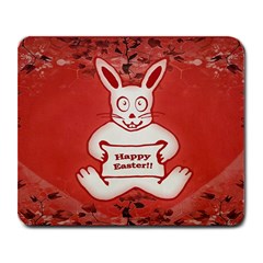 Cute Bunny Happy Easter Drawing Illustration Design Large Mouse Pad (rectangle)