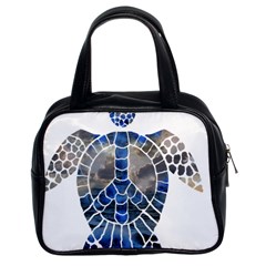 Peace Turtle Classic Handbag (two Sides) by oddzodd