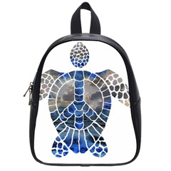 Peace Turtle School Bag (small) by oddzodd