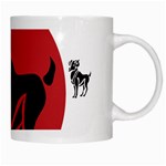 Aries Horoscope Zodiac Sign Birthday White Coffee Mug Right