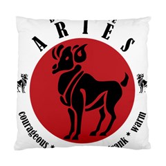 Aries Horoscope Zodiac Sign Birthday Cushion Case (two Sided)  by tematika