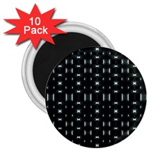 Futuristic Dark Hexagonal Grid Pattern Design 2 25  Button Magnet (10 Pack) by dflcprints