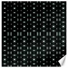 Futuristic Dark Hexagonal Grid Pattern Design Canvas 16  X 16  (unframed) by dflcprints