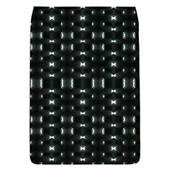 Futuristic Dark Hexagonal Grid Pattern Design Removable Flap Cover (small) by dflcprints