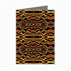Tribal Art Abstract Pattern Mini Greeting Card by dflcprints