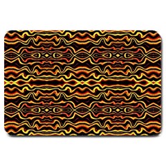 Tribal Art Abstract Pattern Large Door Mat by dflcprints