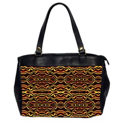 Tribal Art Abstract Pattern Oversize Office Handbag (two Sides) by dflcprints