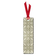 Silver Intricate Arabesque Pattern Small Bookmark by dflcprints