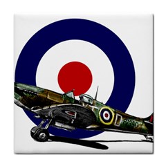 Spitfire And Roundel Ceramic Tile by TheManCave