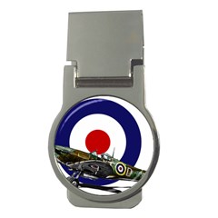 Spitfire And Roundel Money Clip (round) by TheManCave