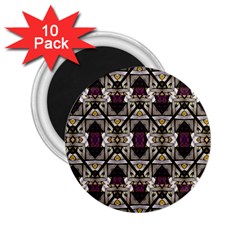 Abstract Geometric Modern Seamless Pattern 2 25  Button Magnet (10 Pack) by dflcprints