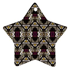 Abstract Geometric Modern Seamless Pattern Star Ornament (two Sides) by dflcprints