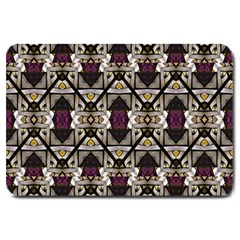 Abstract Geometric Modern Seamless Pattern Large Door Mat by dflcprints