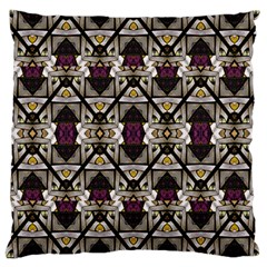 Abstract Geometric Modern Seamless Pattern Large Cushion Case (Single Sided) 