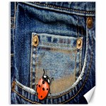 Blue Jean Lady Bug Canvas 20  x 24  (Unframed) 19.57 x23.15  Canvas - 1