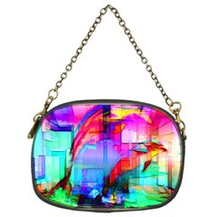 Tim Henderson Dolphins Chain Purse (two Sided)  by TheWowFactor